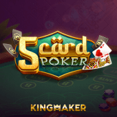 5 Card Poker table on Megapari Login