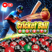 Cricket Ball Roulette live table on Megapari Login