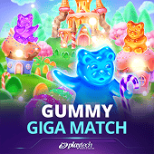 Gummy Giga Match slot reel on Megapari Login