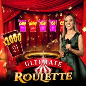 Ultimate Roulette live dealer table on Megapari Login